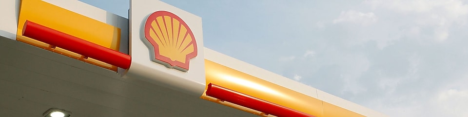 Eine Shell Tankstelle